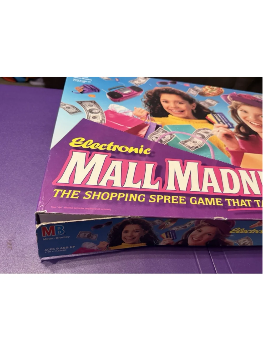 Mall Madness 1996 Board Game Milton Bradley (missing 1 Peg) Tested WORKS!!!!